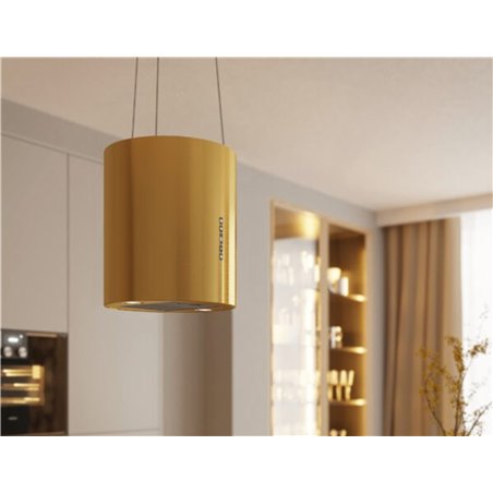 Campana extractora de cocina Maan Elba Pb 31 dorada brillante