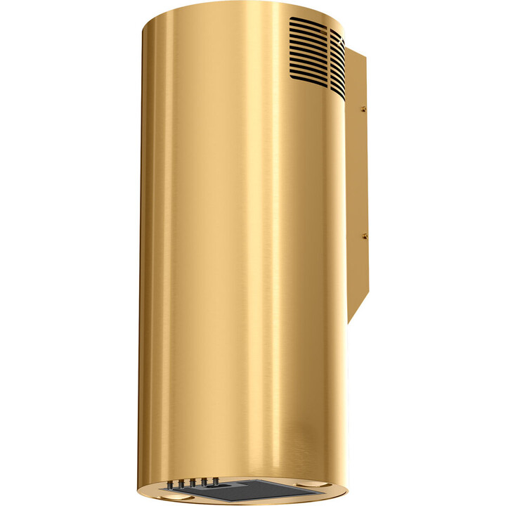 Campana extractora de cocina Maan de pared Elba2 W 731, color dorado brillante