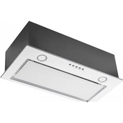 Campana extractora de vidrio Ciarko Sl-Box 350 m³/hora empotrada blanca