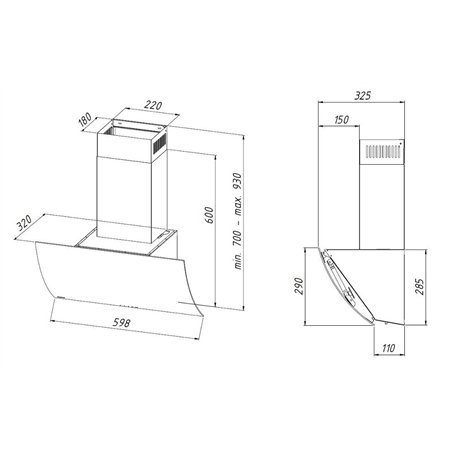 Akpo Wk-4 Clarus 60 White Wall Mount