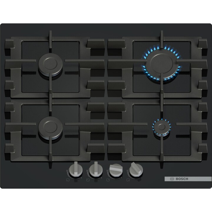 Bosch Series 4 Gas Hob PNP6B6K40 4 Zones Black
