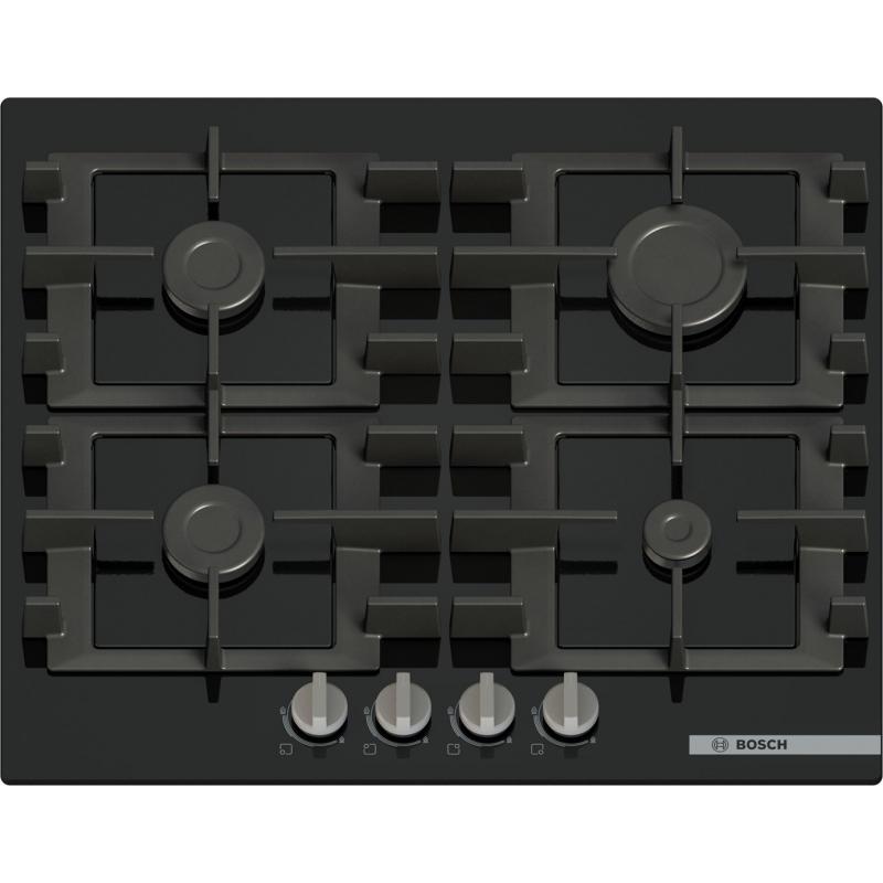 Placa de Gas Bosch Serie 4 PNP6B6K40 4 Zonas Negro