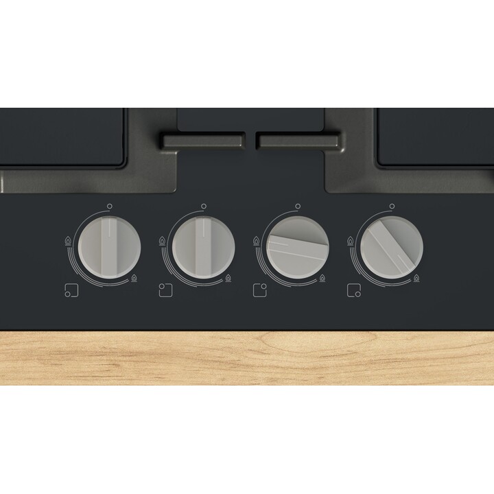 Bosch Series 4 Gas Hob PNP6B6K40 4 Zones Black