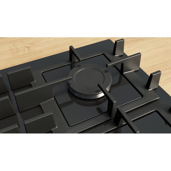 Bosch Series 4 Gas Hob PNP6B6K40 4 Zones Black