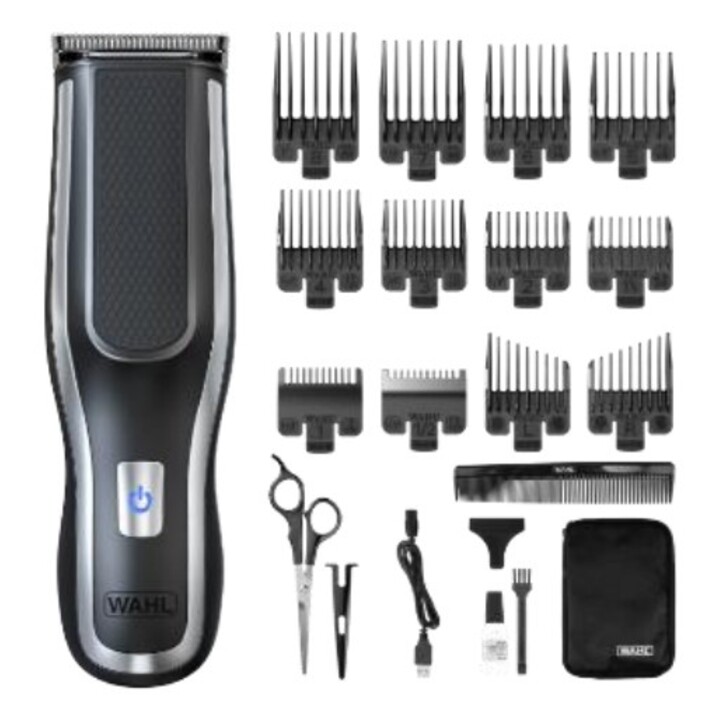 Wahl Self-Clip 360 Black, Silver Lithium Ion