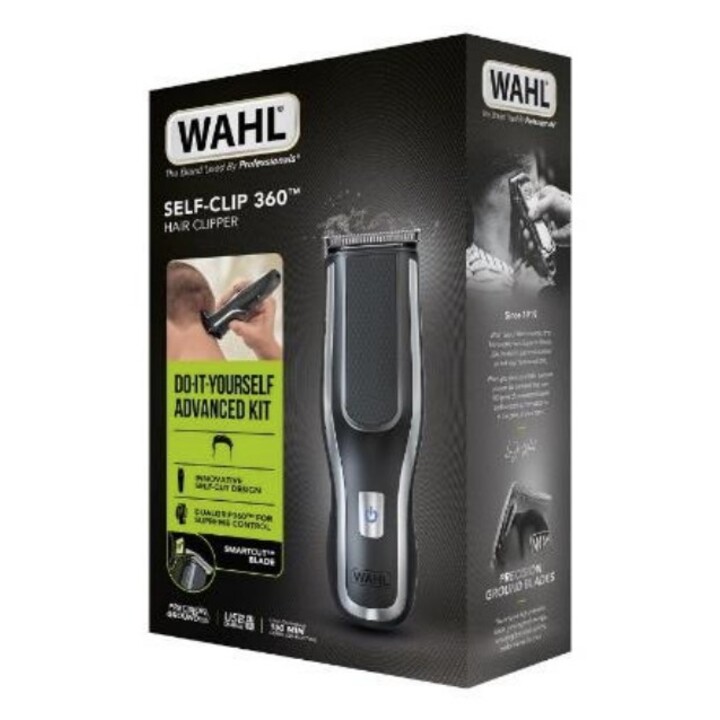 Wahl Self-Clip 360 Black, Silver Lithium Ion