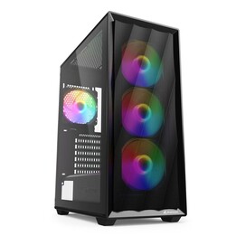 Sharkoon PC case VK4 Rainbow Midi-Tower nero