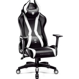 Chaise de jeu Diablo X-Horn 2.0, chaise standard, noir et blanc