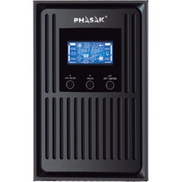 USV Online Phasak Conqueror Pro 3000 VA Online LCD/ 3000 VA-2700 W/ 4 Ausgänge/ Tower-Format