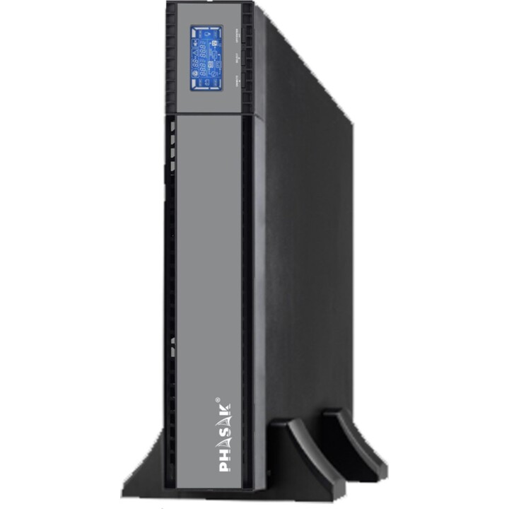 UPS Online Phasak Rack 19' 2000 VA Online LCD/ 2000VA-1800W/ 4 Saídas/ Formato Rack