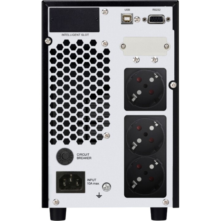 UPS Online Phasak Conqueror Pro 2000 VA Online LCD/ 2000VA-1800W/ 3 Sorties/ Format tour