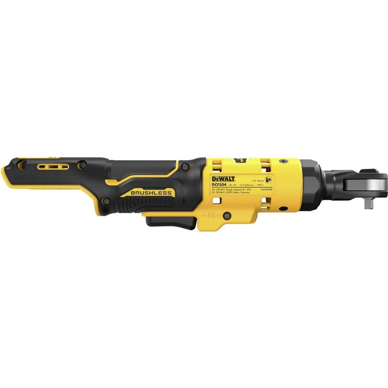 Dewalt.Ratchet 12V 1/4" Dcf504N 54Nm Inalámbrico Y Cargado.