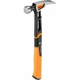 Fiskars 4923127, Isocore Carpenter's Hammer M, Black/Orange