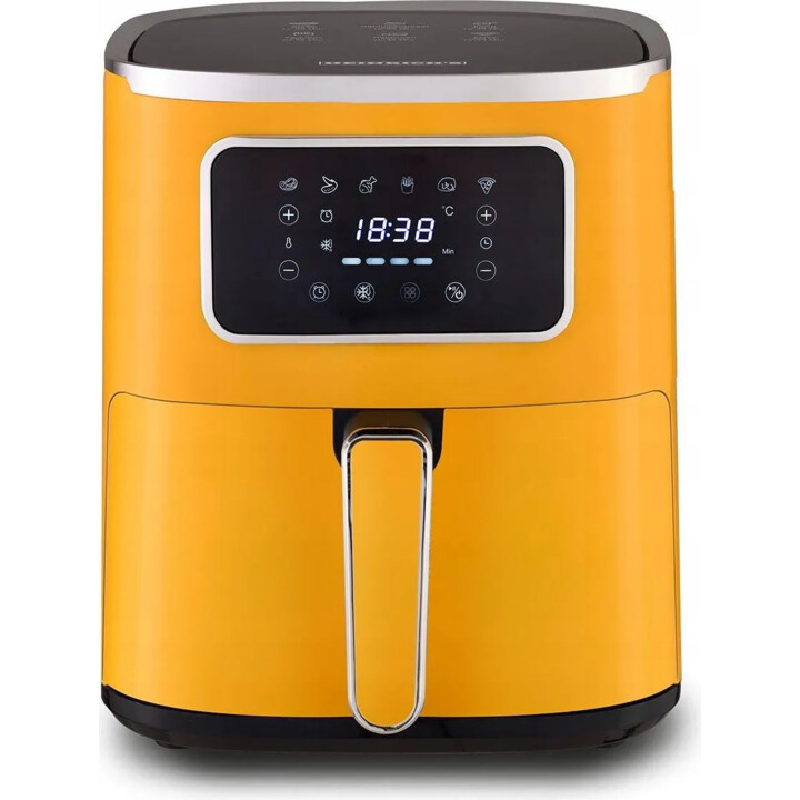 Heinrich's Hfr 8216 Oil-Free Fryer, Yellow