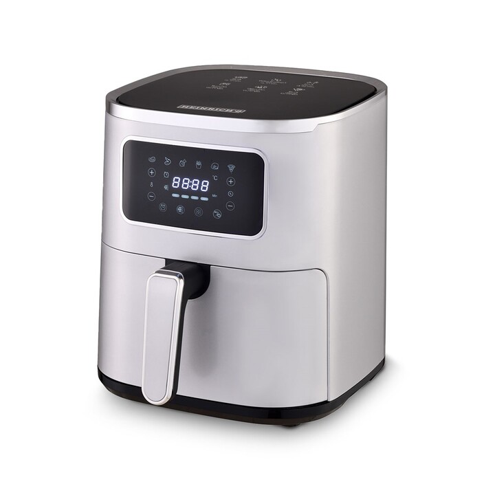 Heinrich''s HFR 8216 Friteuse à air chaud 5.0 l 1450 W Argent