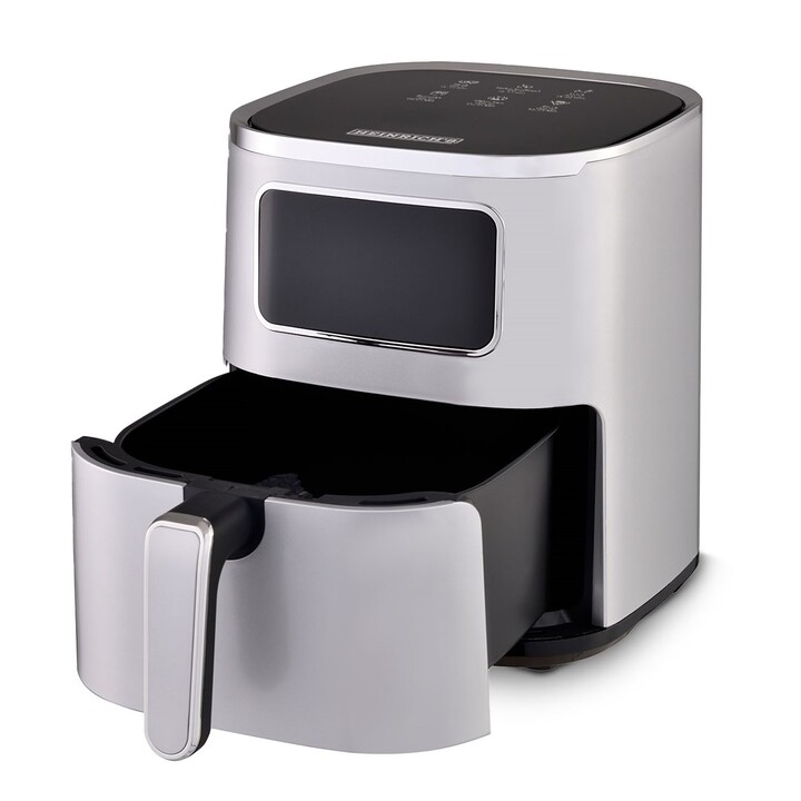 Heinrich''s HFR 8216 Friteuse à air chaud 5.0 l 1450 W Argent