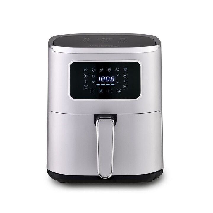 Heinrich''s HFR 8216 Friteuse à air chaud 5.0 l 1450 W Argent