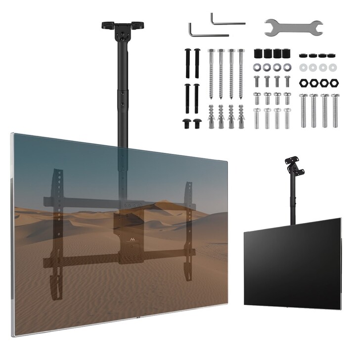 Supporto da soffitto per TV Maclean, carico massimo 60 kg, 43-86", VESA massimo 600x400, MC-112 B