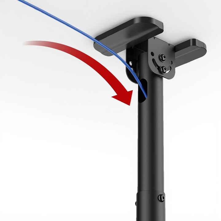 Suporte de teto para TV Maclean, carga máxima de 60 kg, 43-86", VESA máx. 600x400, MC-112 B