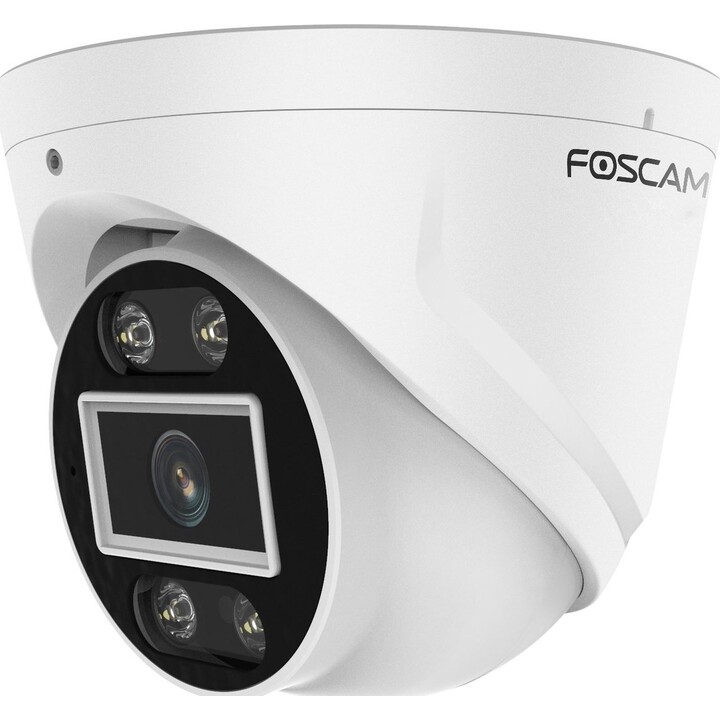 Telecamera IP Poe Foscam T5Ep 5Mp, bianca