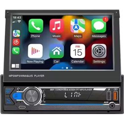 Autoradio 1 DIN SWM 9901 Bluetooth Negro