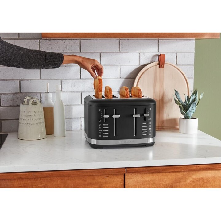 KitchenAid 5KMT4109EBM 7 4 fette 1640 W Nero, Acciaio inossidabile