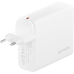 Chargeur 4smarts GaN Flex Pro 200 W 4 ports USB-C Blanc