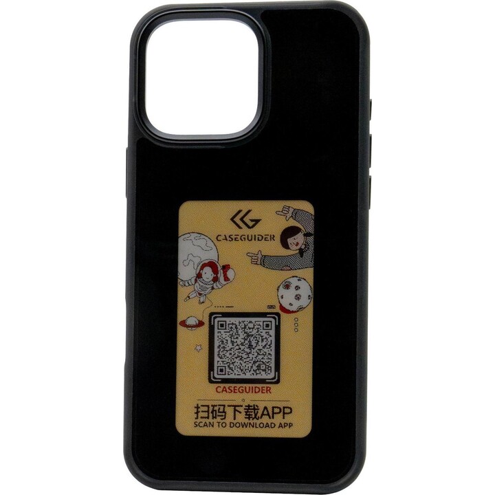 REALPOWER Magic Case with E-Ink Screen Back Cover for iPhone 16 Pro Max