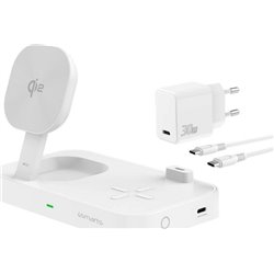Chargeur sans fil 4smarts 7-en-1 100 W GaN blanc