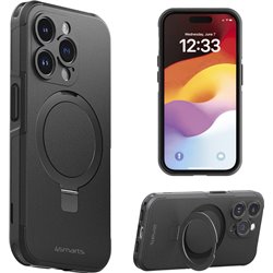Étui 4Smarts Defend avec support magique pour Apple iPhone 15 Pro