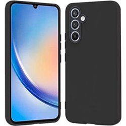 Coque en silicone 4smarts Cupertino pour Samsung Galaxy A54, noire