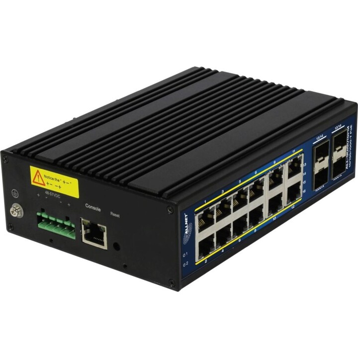 12+4P ALLNET ALL-SGI8016PM POE+ M industriell