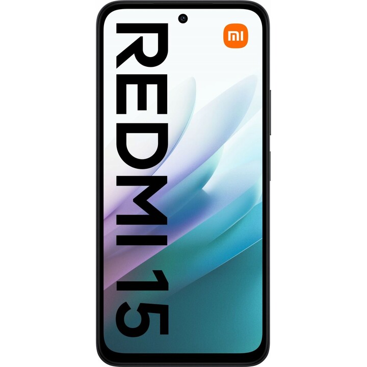 Xiaomi Redmi 15 NFC, 6 GB di RAM 128GB, Dual Sim, 6,90 HD+ 144Hz, 7000 MAH, Midnight Nero