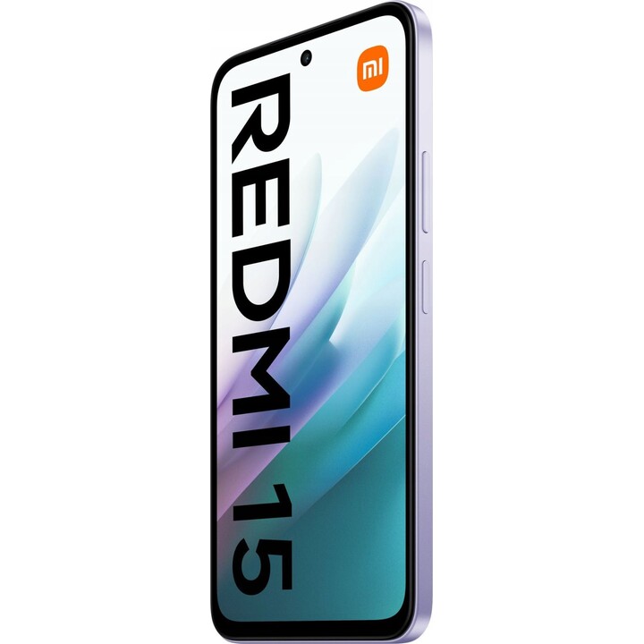 Xiaomi Redmi 15 NFC, 6 GB di RAM 128GB, Dual Sim, 6,90 HD+ 144Hz, 7000 MAH, Sandy Viola
