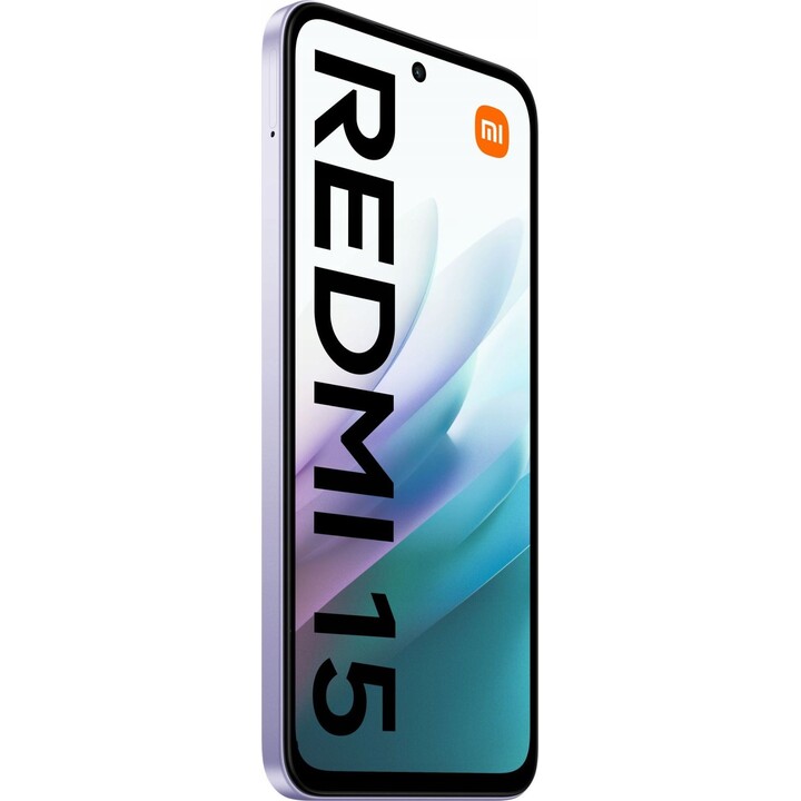 Xiaomi Redmi 15 NFC, 6 GB di RAM 128GB, Dual Sim, 6,90 HD+ 144Hz, 7000 MAH, Sandy Viola