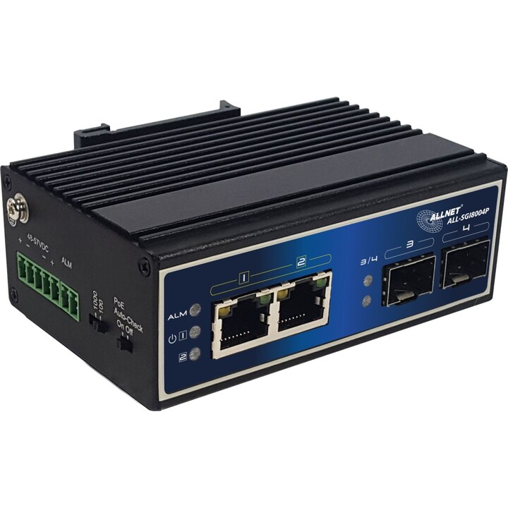4+2P ALLNET ALL-SGI8004P POE industrial