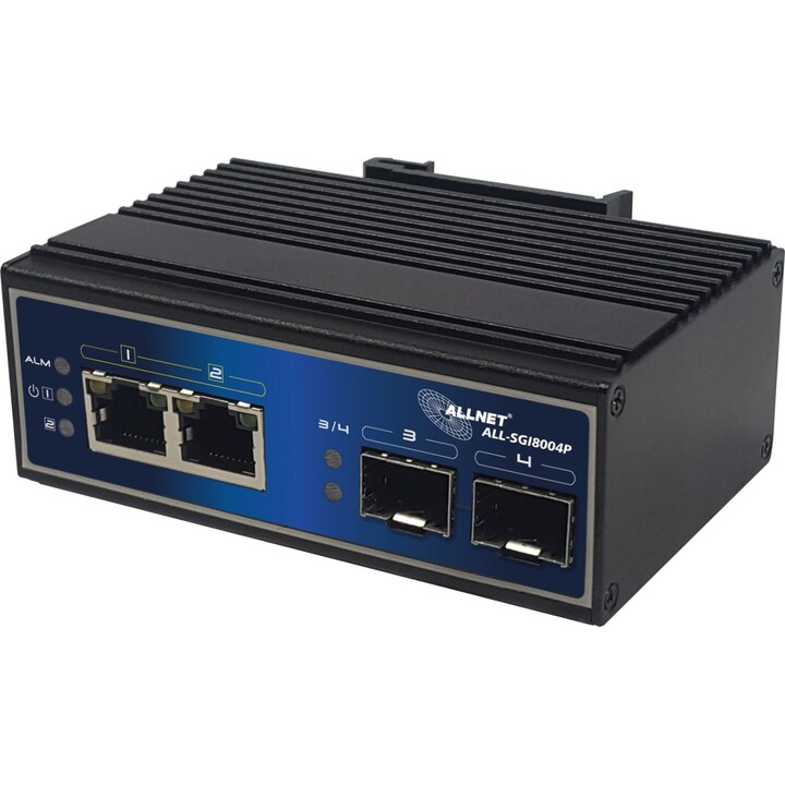 4+2P ALLNET ALL-SGI8004P POE industriale