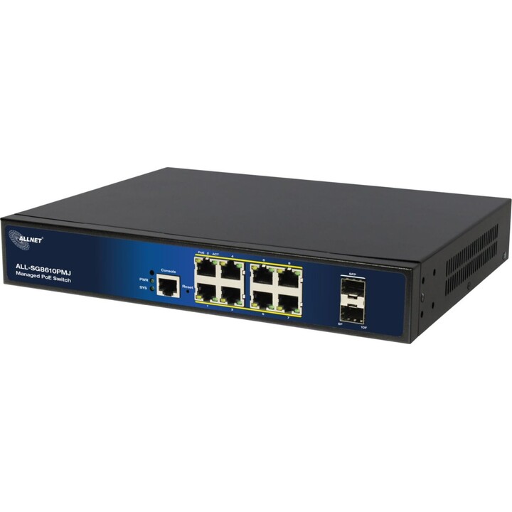 8+2P ALLNET ALL-SG8610PMJ POE M