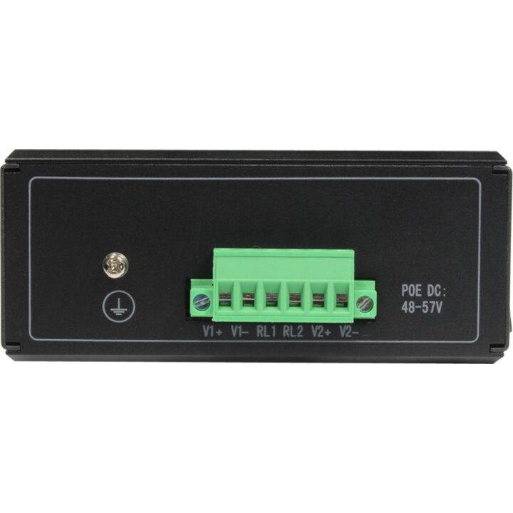 Allnet Conmutador industrial totalmente gestionado de capa 2+, 6 puertos GbE, Presupuesto PoE de 120 W, 4 PoE+, 2 SFP