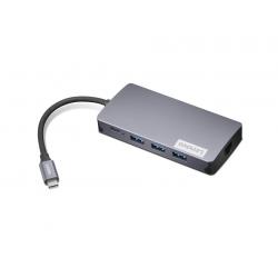 Lenovo GX91M73946 base para portátil y replicador de puertos Alámbrico USB 3.2 Gen 1 (3.1 Gen 1) Type-C Gris