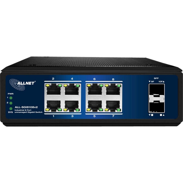 8+2P ALLNET ALL-SGI8108v2 industriel