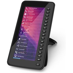 Snom D7C, color USB expansion module for D7xx phones, high resolution, up to 3 modules, Black