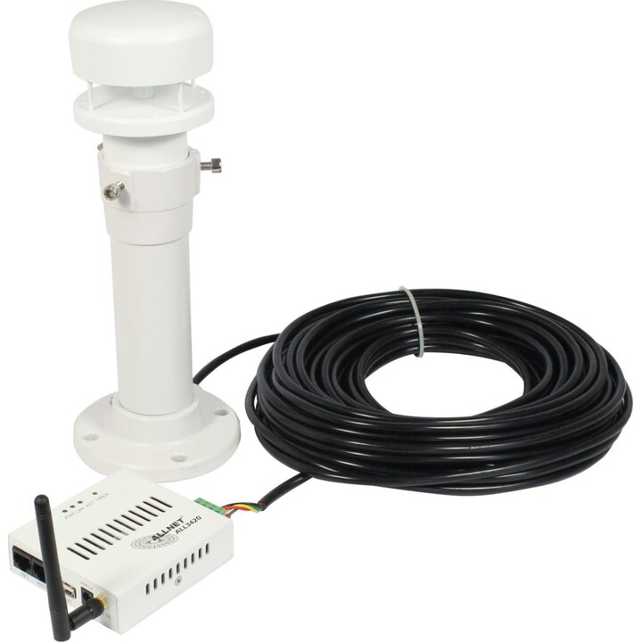 ALLNET MSR Sensor Anemometer Windmesser ALL3420 für IP Gebäude Automation