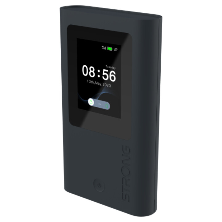 Strong 5GMIFIAX1800 tragbarer 5G-WLAN-Router Wi‑Fi 6 schwarz