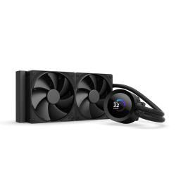 Système de refroidissement liquide tout-en-un pour processeur NZXT Kraken Plus 240, 12 cm, noir