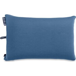 Almohada de viaje NEMO EQUIPMENT Fillo con espuma viscoelástica y diseño horizontal para soporte, azul