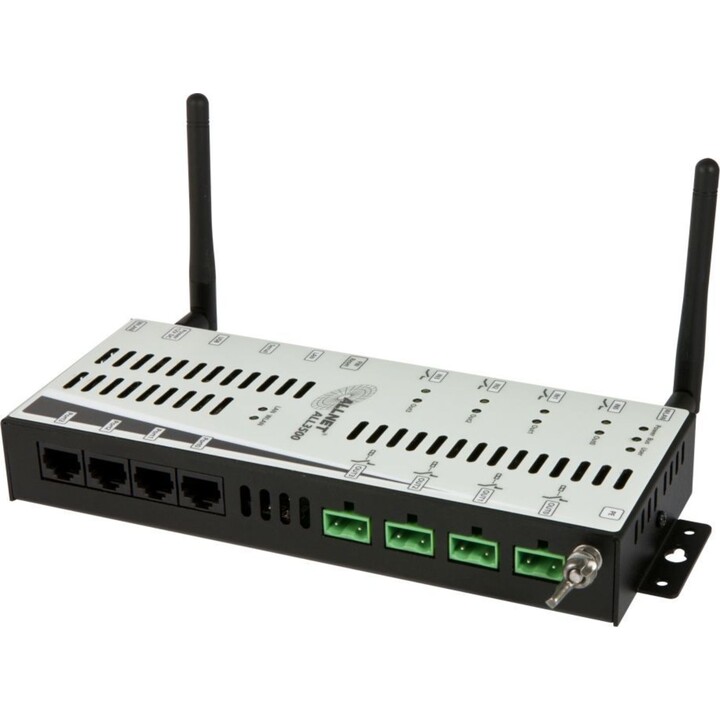 ALLNET MSR Zentrale ALL3500 inkl. 4 Sensor Ports & WLAN für IP Gebäude Automation