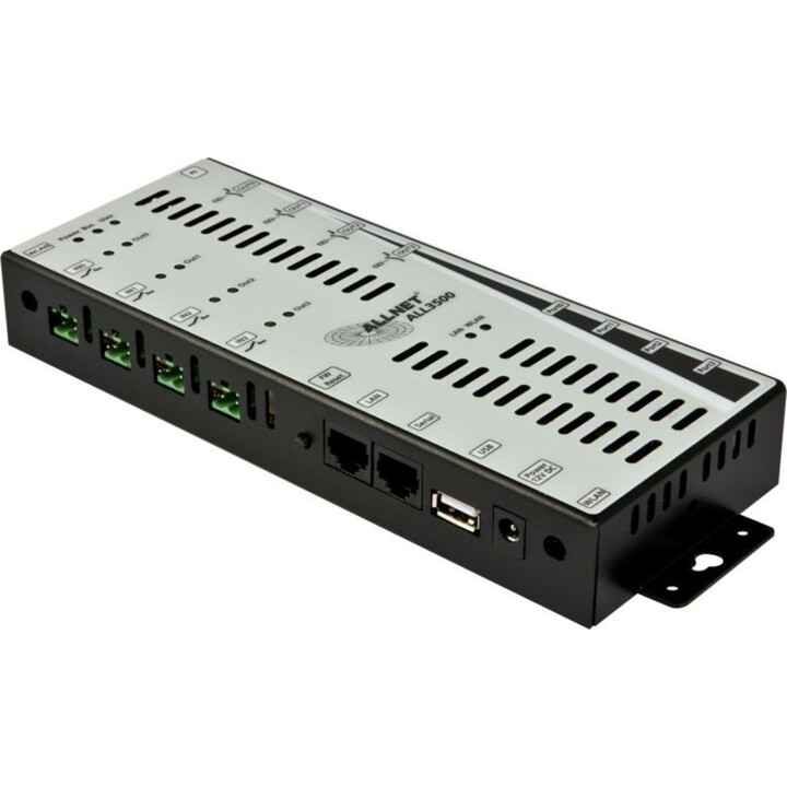 ALLNET MSR Zentrale ALL3500 inkl. 4 Sensor Ports & WLAN für IP Gebäude Automation
