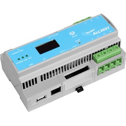 ALLNET MSR Powermeter Zentrale ALL3697-32A 32A 3phasig inkl. S0 (opt.) et induction et 2 ports de capteur pour l automatisat