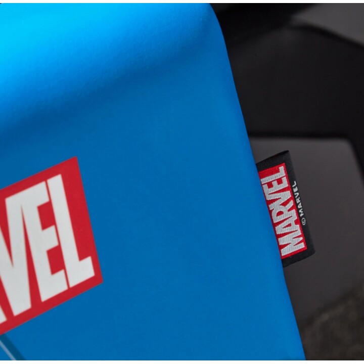 X Rocker Marvel™ Captain America Floor Rocker Gaming-Bodensessel für Kinder & Jugendliche - blau